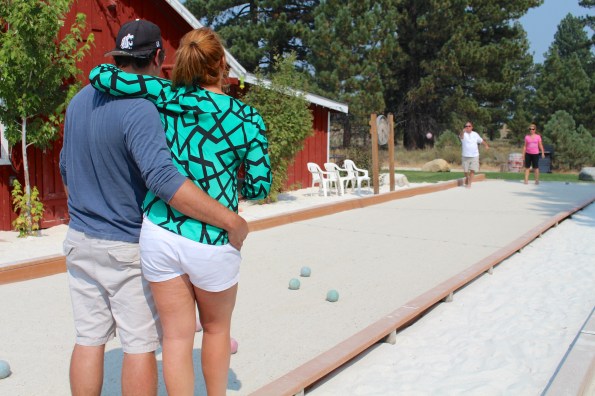 Wine, bocce, doggies, and love is all you need :)