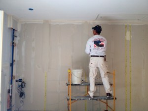 We paid someone to tape and texture… and it was worth every penny!