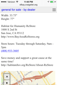 Habitat for Humanity Re-store: amazing!!
